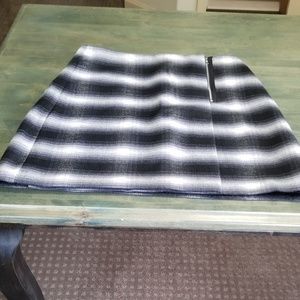Loft Skirt Black/Grey/Off White NWOT